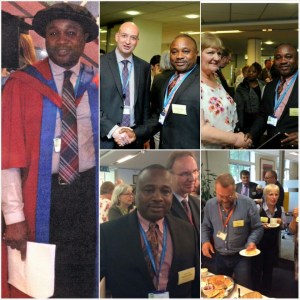 Award celebration with the Vice Chancellor of London South Bank University